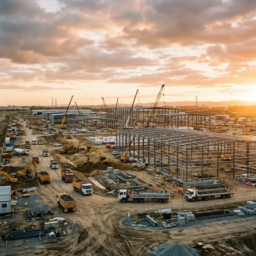 Warehouse & Factory Civil Works Contractor in Coimbatore - Sri Vari Constructions